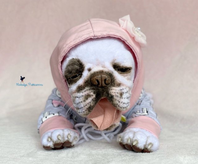 海外作家様作 アートドール ブルドッグの子供 71f3wNUeQUL