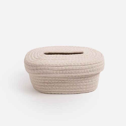 Oakley Rattan Tissue Box Cover, Stitch & Straw