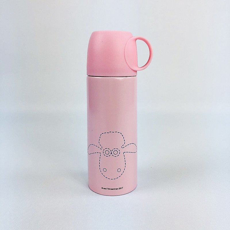 Shaun The Sheep License - Macaron Pastel Cup Thermos (Pink) - Other - Other Metals Pink
