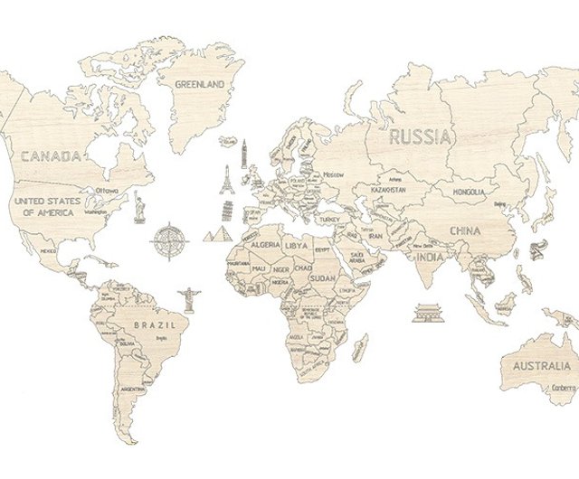 手作り世界地図 Amazon | ジオグラフィア 世界地図 自立式 ミニ ベーシック M-BA