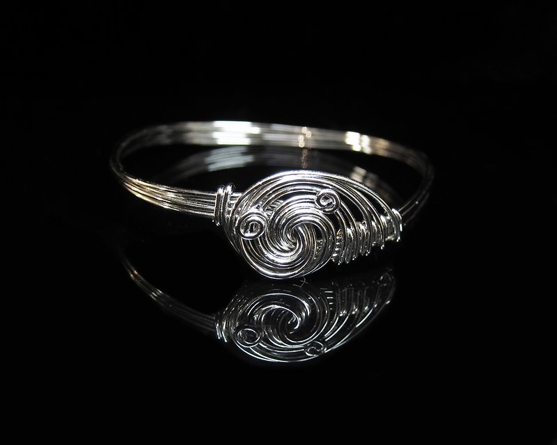 Winwing metal wire braided bracelet-【Solar System】 - สร้อยข้อมือ - โลหะ 