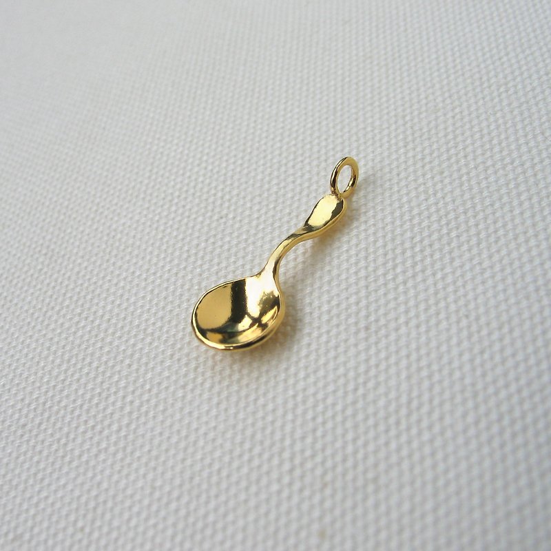 Little Gold Spoon-for Baby Birth - Necklaces - Other Metals Gold