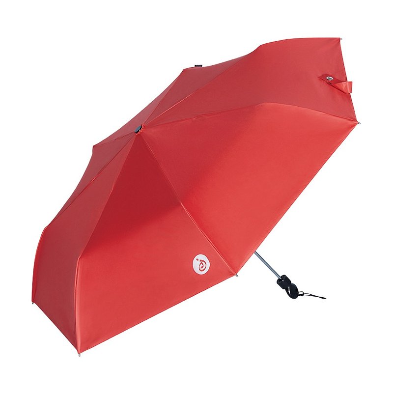 買一送一【Joy Heart】三折超細自動快乾晴雨自動傘-胭脂紅 - 雨傘/雨衣 - 聚酯纖維 紅色