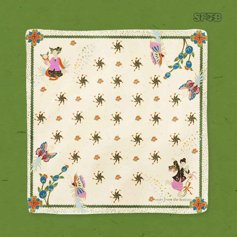Muara Kehidupan Scarf - 絲巾 - 聚酯纖維 多色