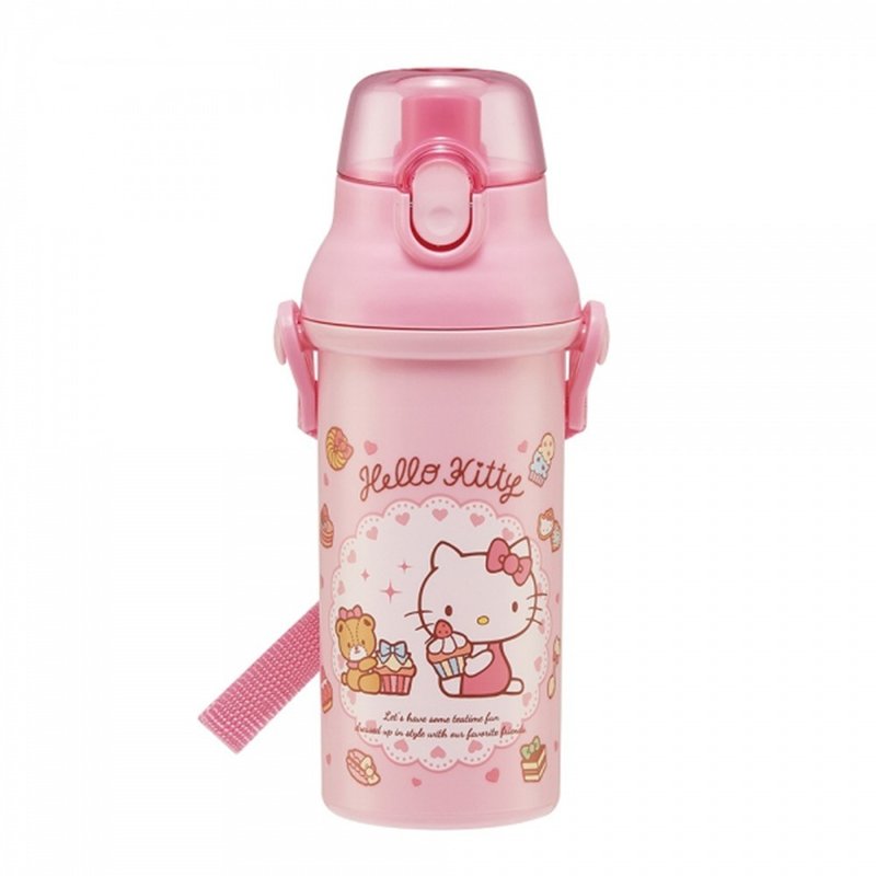 Skater- Silver Ion Direct Drinking Water Bottle (480ml) KITTY - Other - Plastic Multicolor