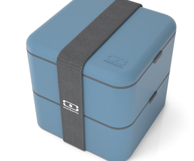 MONBENTO-Original Square Bento Box (Denim Blue)