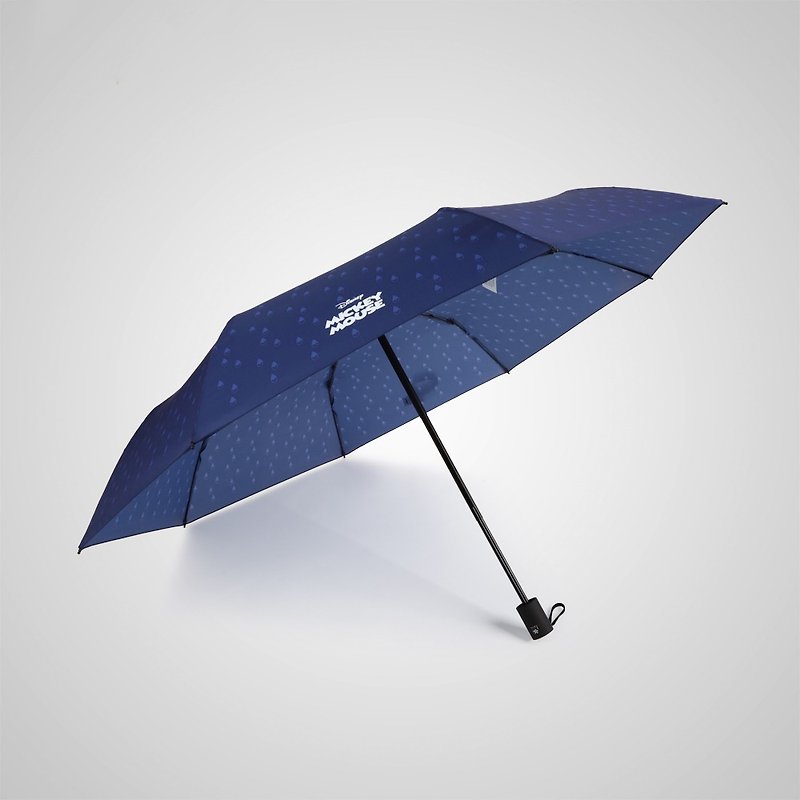 雨やデュアルユース傘を照らす -   - ミッキードロップ - ブルー[ドイツ]は、正式にライセンスディズニーをコボルド - 傘・雨具 - その他の素材 ブルー