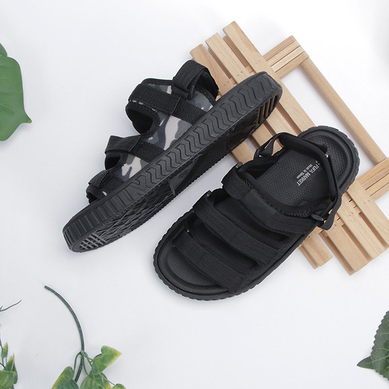 Two-wear lightweight men's and women's casual sandals and slippers 1ML210/2ML210 - Sandals - Other Materials Black
