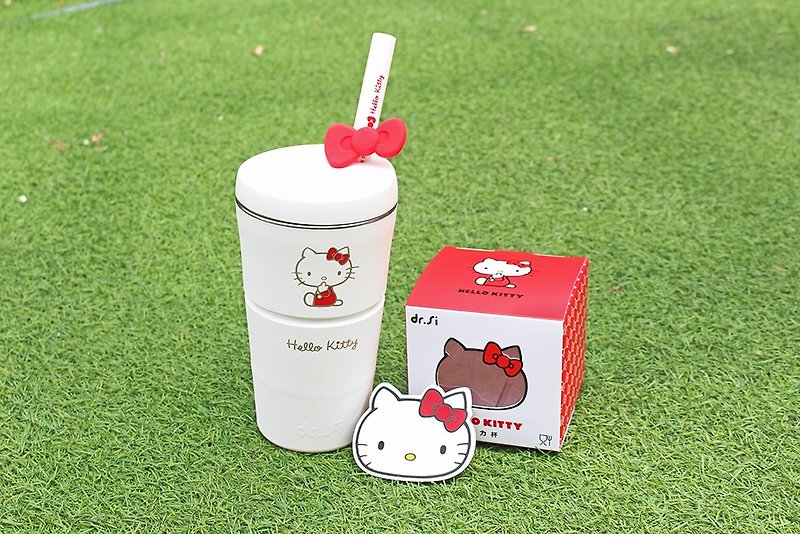 Hello Kitty X dr.Si 矽宝巧力杯 - Cups - Silicone White