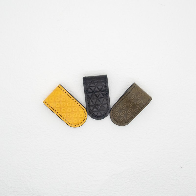 NUTS Money Clip // Universal Clip // Embossing // Made in Hong Kong // Original Design - Wallets - Genuine Leather Green