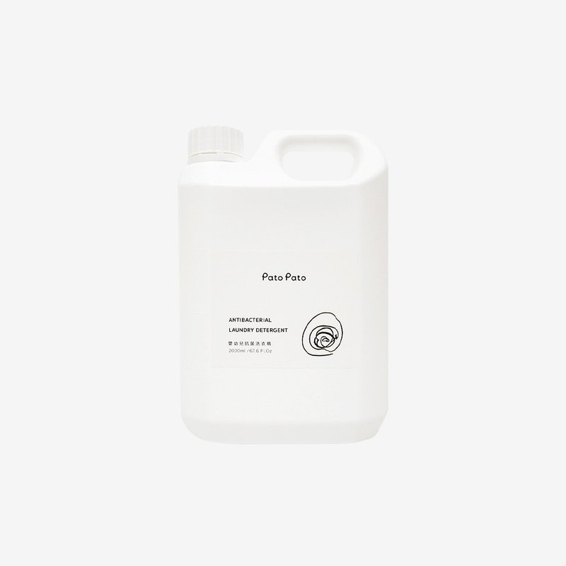 PatoPato 嬰幼兒抗菌洗衣精 補充瓶 | 2000ml - 洗衣精/衣物清潔 - 其他材質 白色