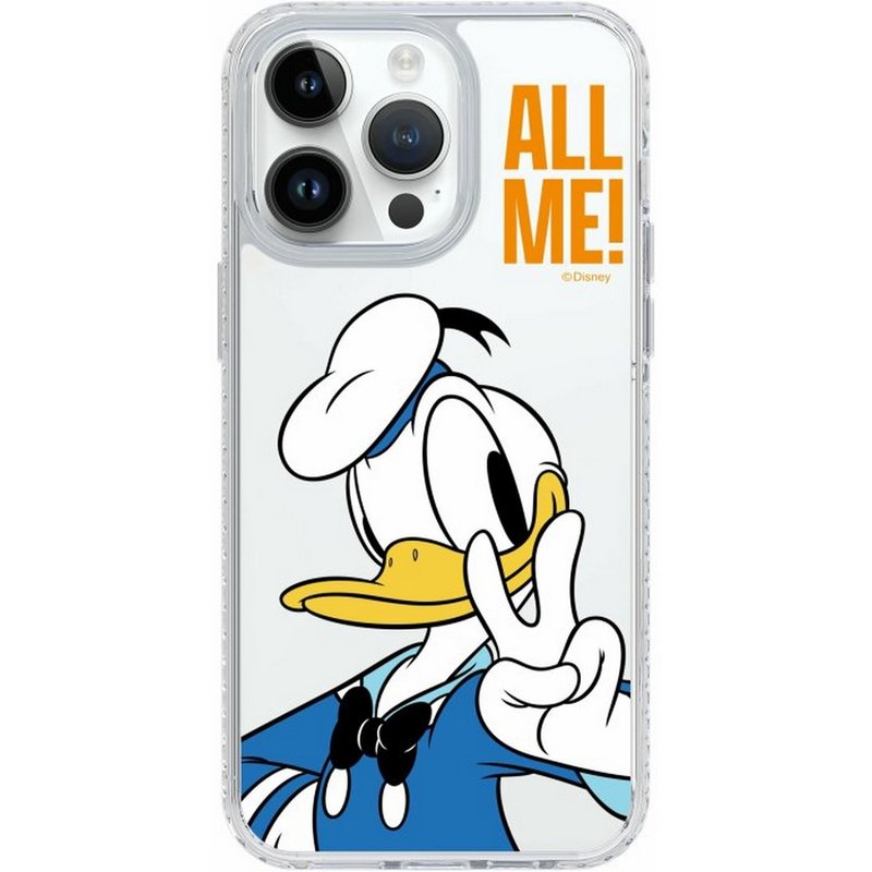 迪士尼 唐老鴨 iPhone 16 Samsung S25 氣墊標準防摔鏡面手機殼 - 手機殼/手機套 - 塑膠 多色