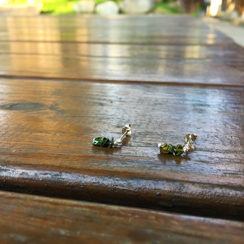 Green - Earrings & Clip-ons - Gemstone Green