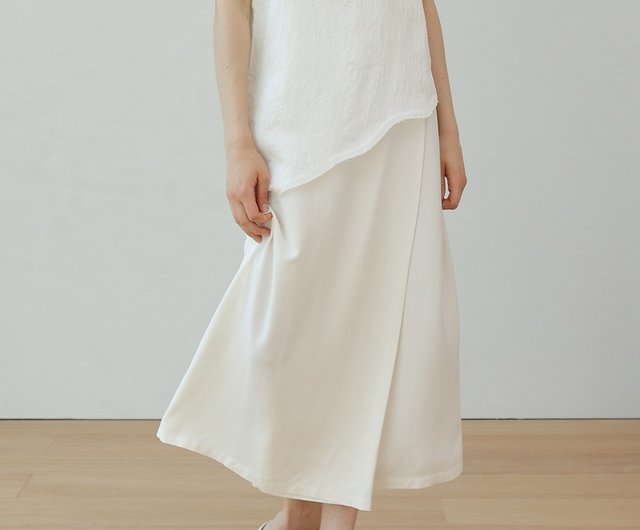 tencel wrap skirt