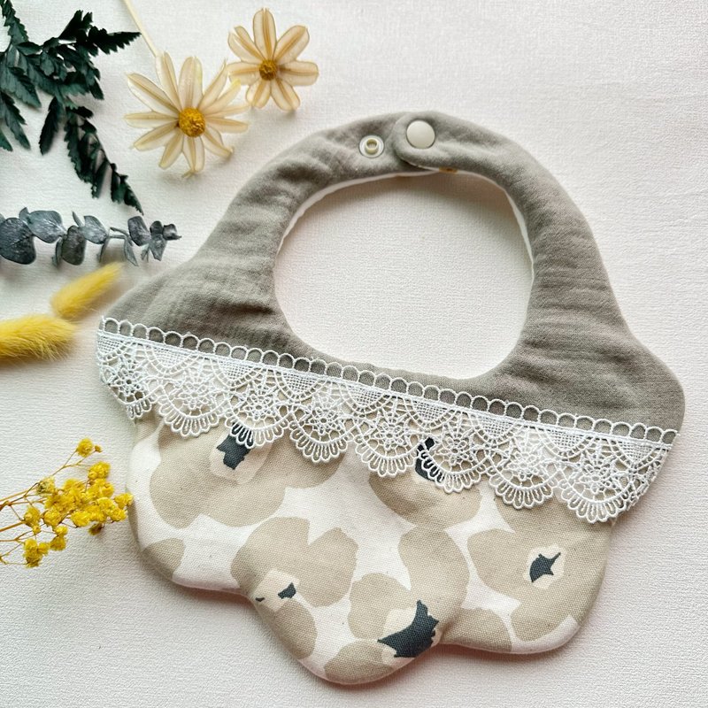 Japanese cloth lace flower bag/baby girl flower bag/lace flower bag - Bibs - Cotton & Hemp Multicolor