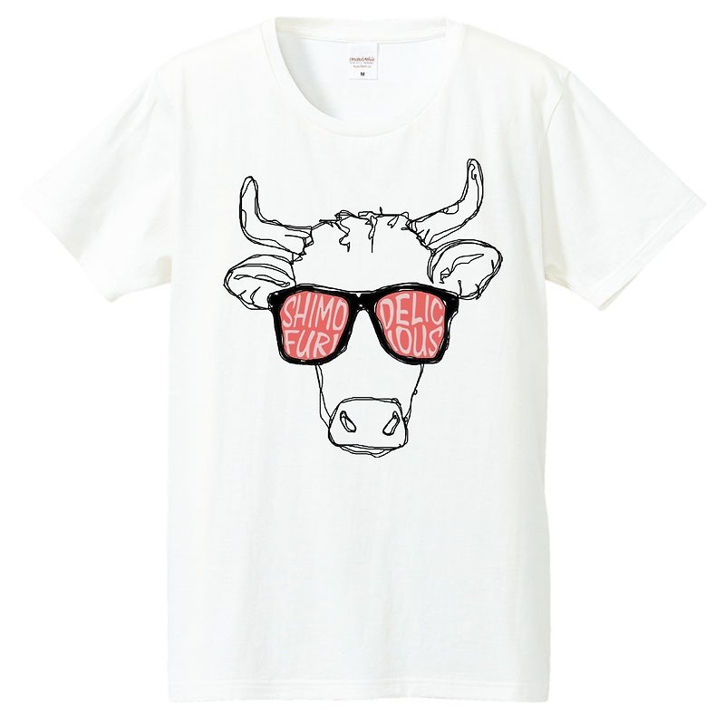 T-shirt / Shimofuri - Men's T-Shirts & Tops - Cotton & Hemp White