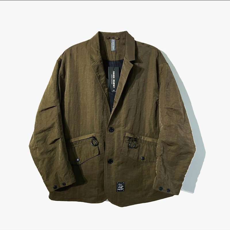 TP18 Yama Multi-pocket suit jacket (Black) - Men's Coats & Jackets - Nylon 