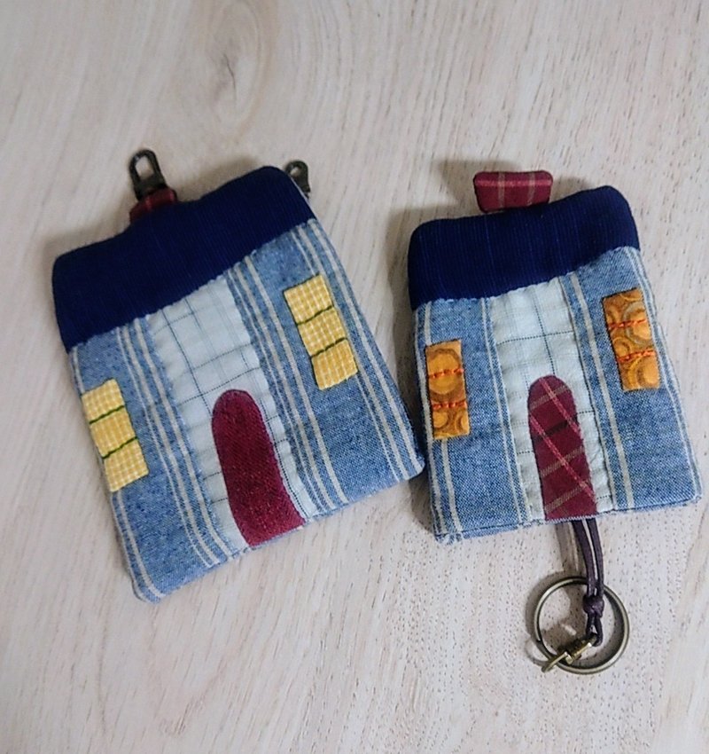 House keys + coin purse - Coin Purses - Cotton & Hemp 