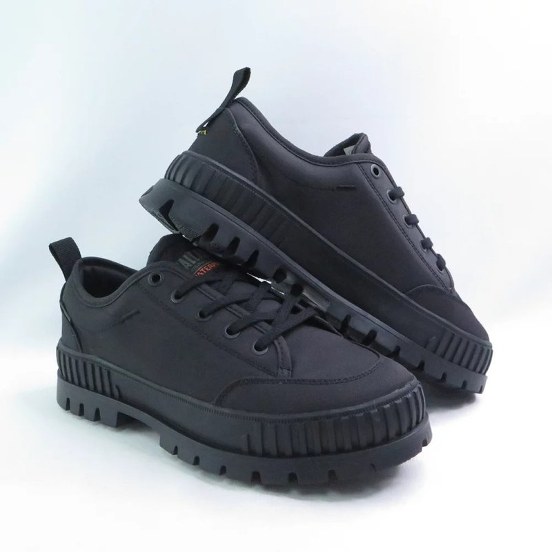 PALLADIUM PALLASHOCK LO WP+厚底巧克力低筒防水靴 黑 74408 - 雨鞋/防水鞋 - 其他材質 