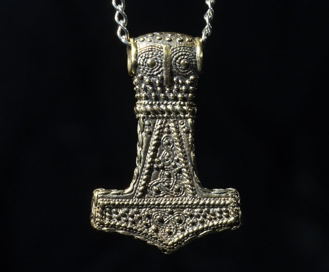 authentic mjolnir pendant