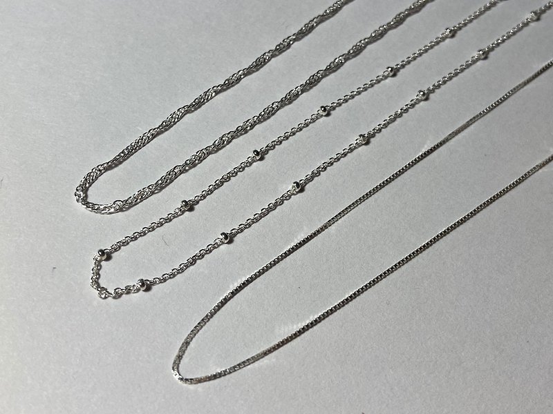 Custom chain length - Necklaces - Sterling Silver Silver