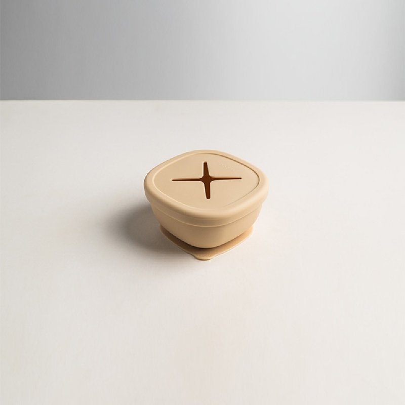 【hegen】成長餐桌兒童學習餐具|點心碗 - 寶寶/兒童餐具/餐盤 - 矽膠 橘色