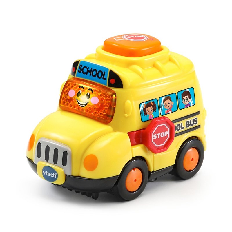 Vtech　嘟嘟聲光互動車-校車 - 寶寶/兒童玩具/玩偶 - 塑膠 