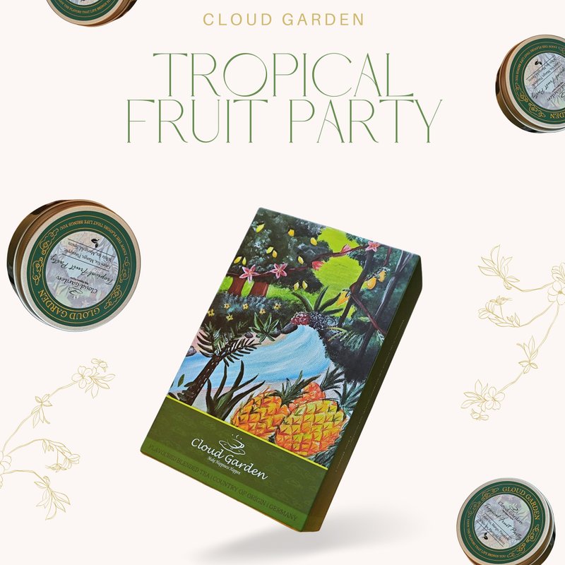 CLOUD GARDEN【Flavored Tea】Tropical Fruit Party 50g Small Tea Can - Tea - Plants & Flowers 