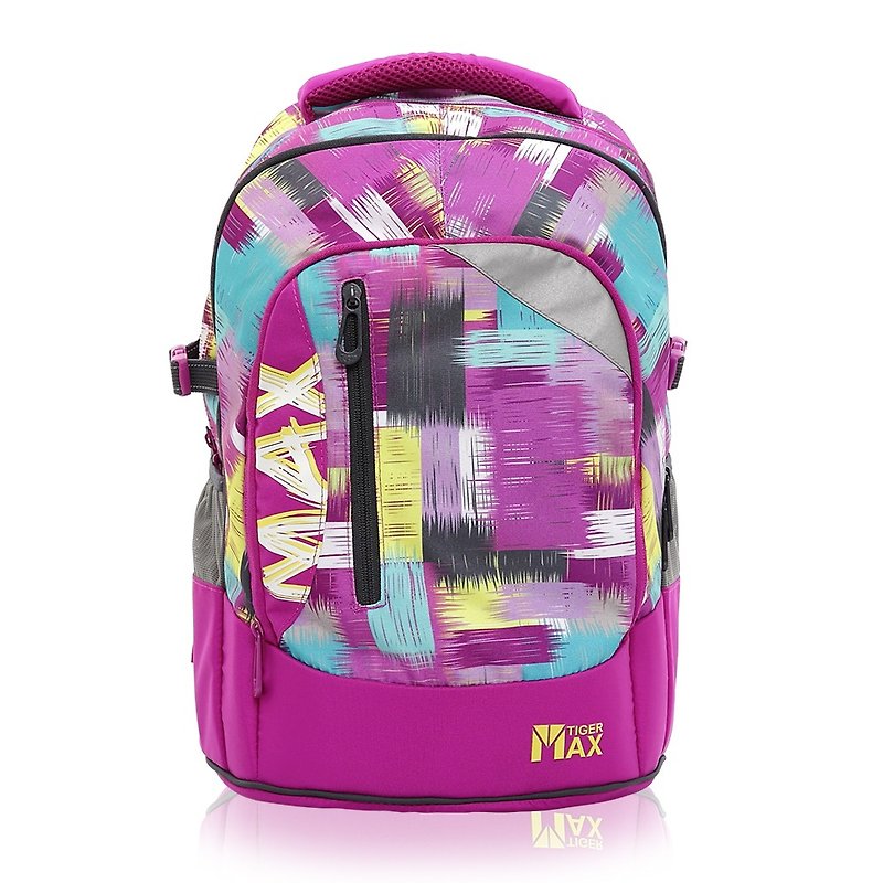 Tiger Family MAX series ultra-lightweight spine protection school bag-grape purple - กระเป๋าเป้สะพายหลัง - วัสดุกันนำ้ สีม่วง
