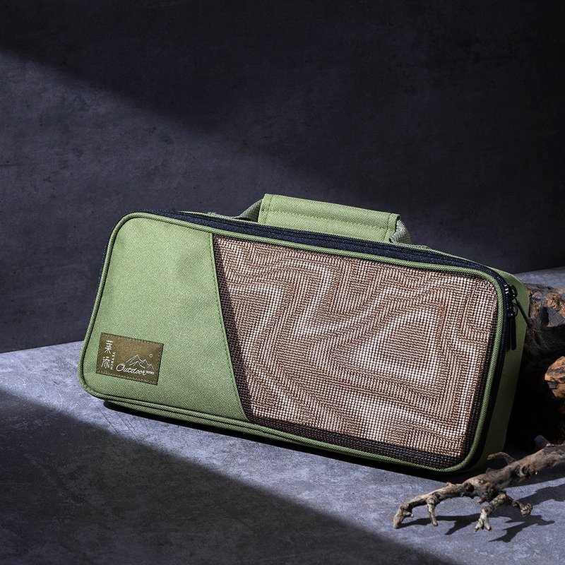 葉添-アクセサリーシリーズ 職人アウトドアキャンプ収納バッグ（まな板ナイフボックスは含まれません） - ポーチ - ナイロン 