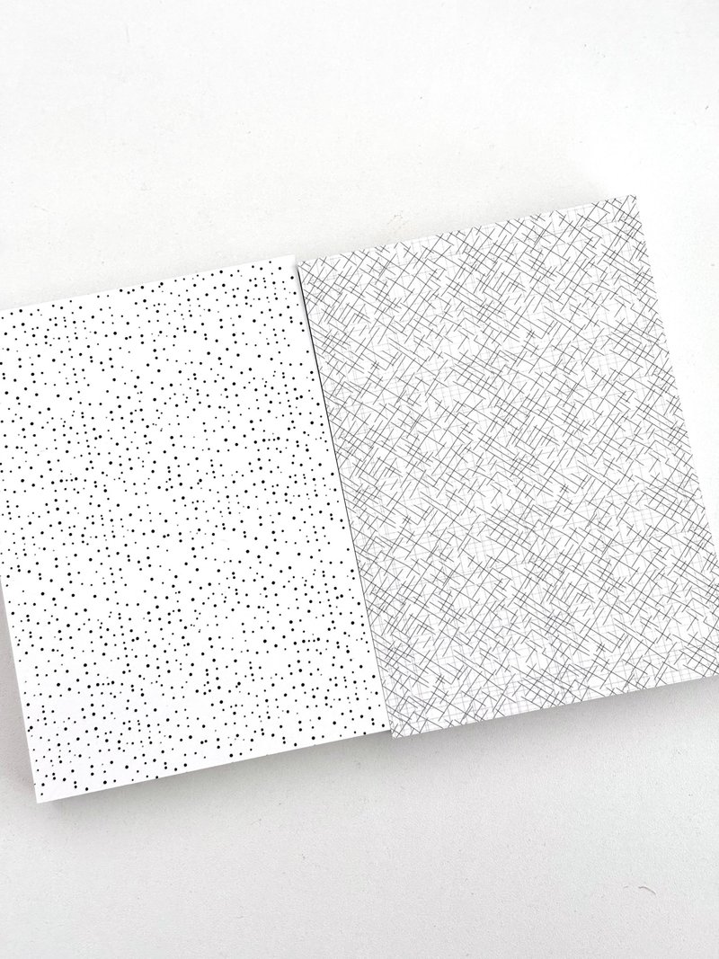 Mono Background Memo Pad - 便條紙/便利貼 - 紙 
