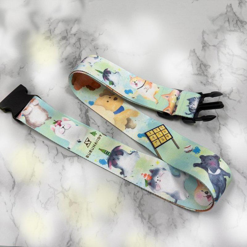 スーツケースベルト / 旅行のお供 / 旅行 / イラスト - ラゲッジタグ・ネームタグ - ポリエステル 