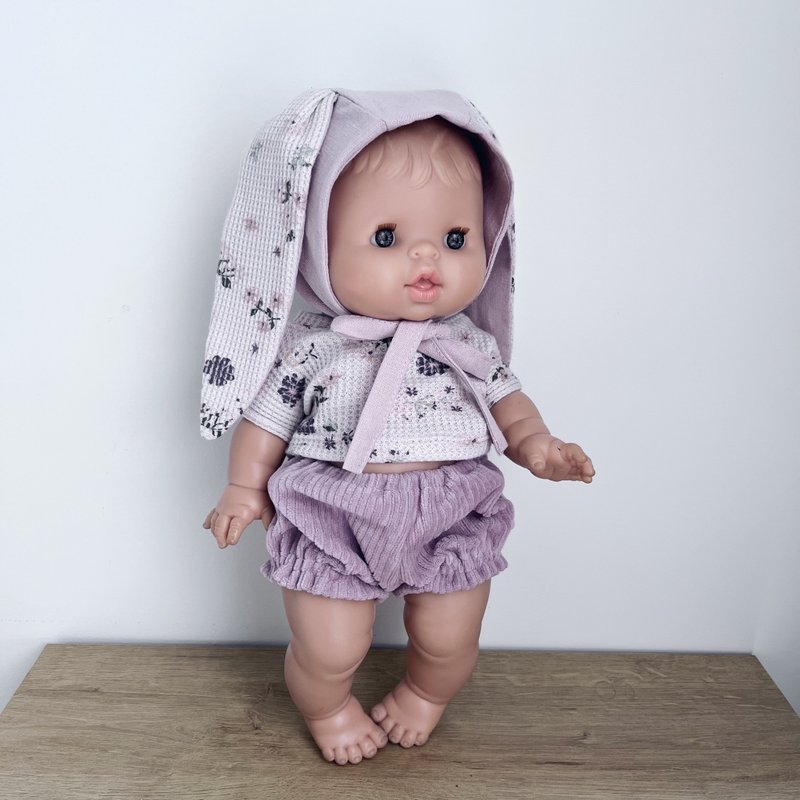 Easter outfit for dolls, clothes for Minikane 13 inch 34 cm dolls - 寶寶/兒童玩具/玩偶 - 環保材質 粉紅色