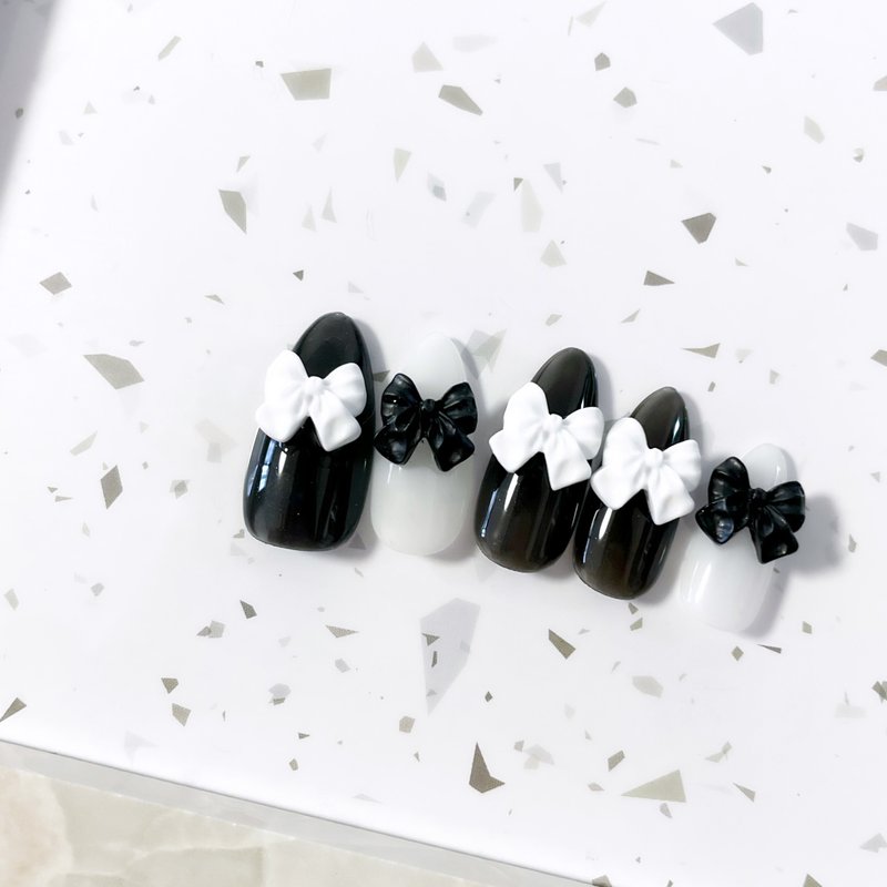 [Nail tip] Ribbon nail - ยาทาเล็บ - เรซิน สีส้ม