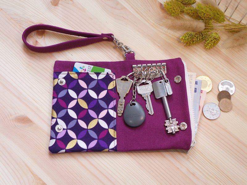 Purse Wallets purse multifunction portable packet gift - Coin Purses - Cotton & Hemp Purple