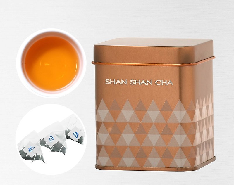 [Shan Shan Lai Tea] Natural Farming Method Sun Moon Lake Red Jade Tea Bag (3gx5pcs/can) - ชา - พืช/ดอกไม้ สีแดง