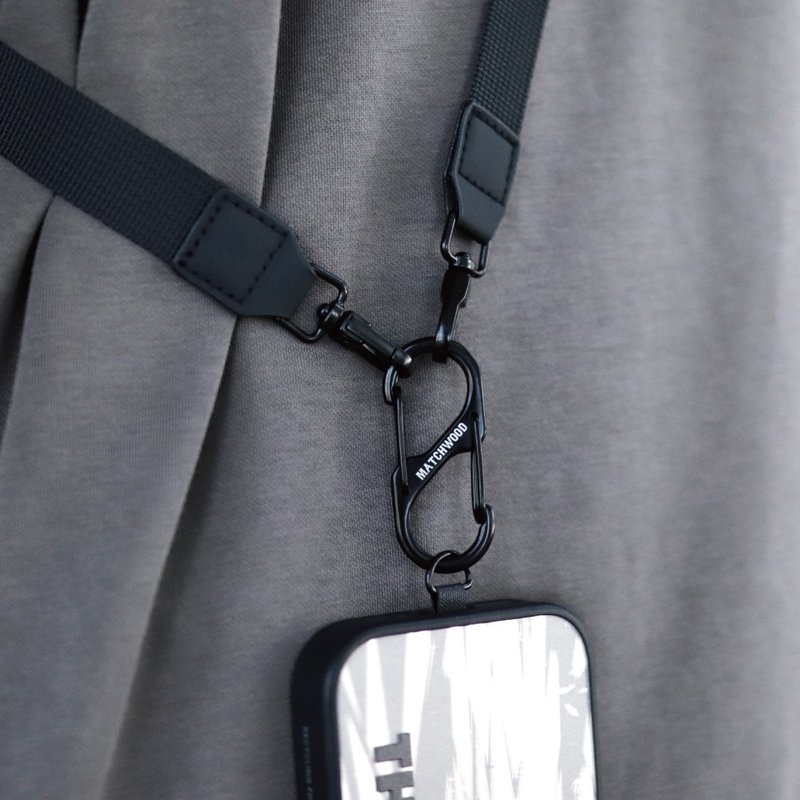 Matchwood S-Hook S形雙向登山扣 適用 手機背帶 側背包 鑰匙圈 - 手機殼/手機套 - 其他金屬 銀色