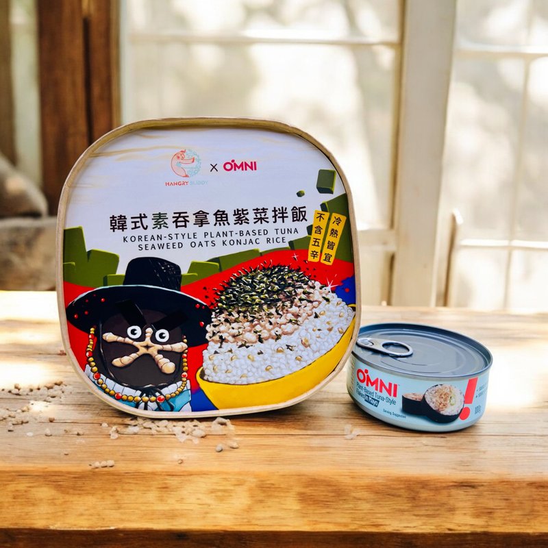 韓式素吞拿魚紫菜拌燕麥蒟蒻飯 - 料理包/調理包 - 其他材質 