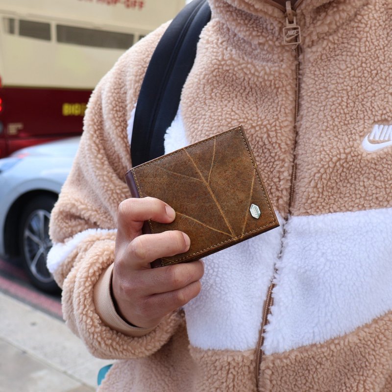 Oliver Wallet - Spice Brown - 錢包/皮夾/長短夾 - 植物．花 咖啡色