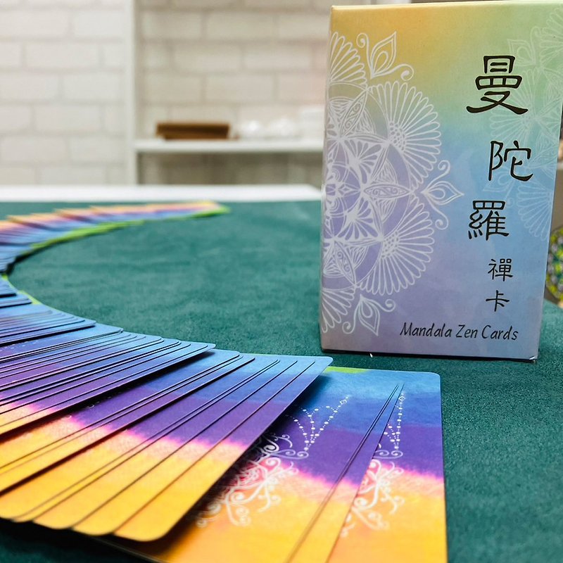 【Mandala Zen Card】Additional gift of meditation music file/spiritual healing/divination/chakra/tarot cards - อื่นๆ - กระดาษ 