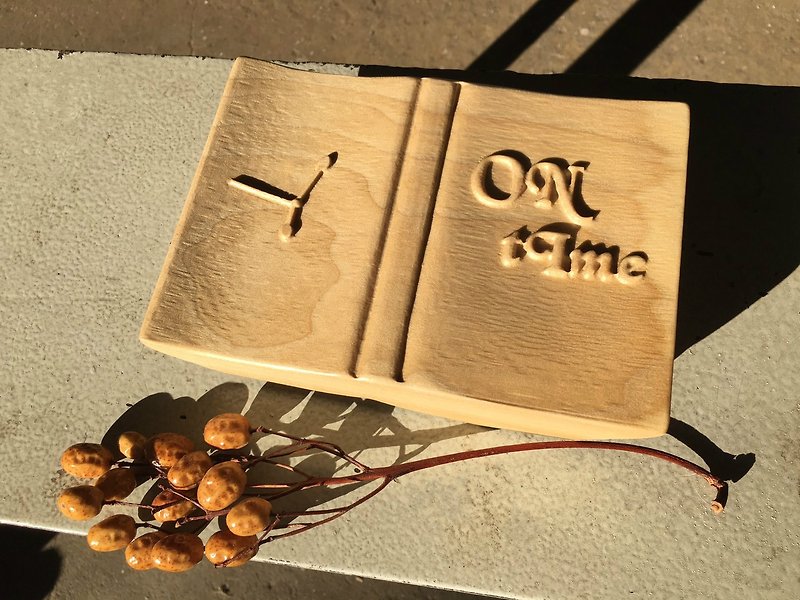 Log wood handwritten MEMO storage box - กล่องเก็บของ - ไม้ สีนำ้ตาล