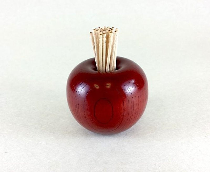 りんごっ子　小　赤 - 調味瓶/調味架 - 木頭 紅色