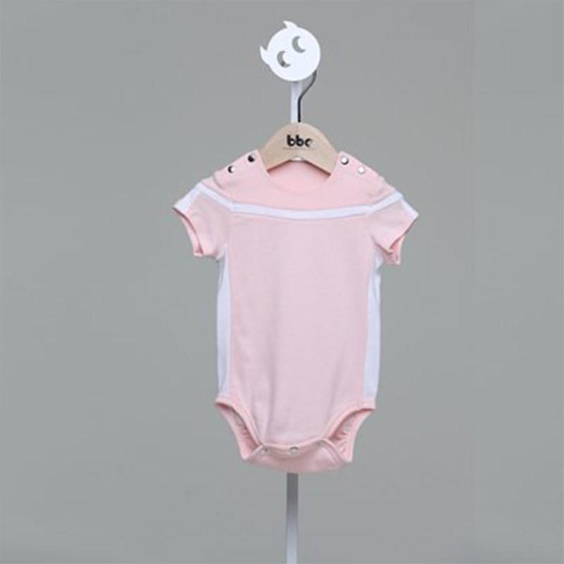 One-piece stitching fart clothing (pink/blue) - Other - Cotton & Hemp Pink