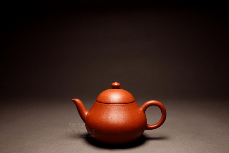 [Pear-shaped] Longshantang fully hand-copied ancient series small coal kiln old vermilion clay 170cc 15 - ถ้วย - ดินเผา สีแดง