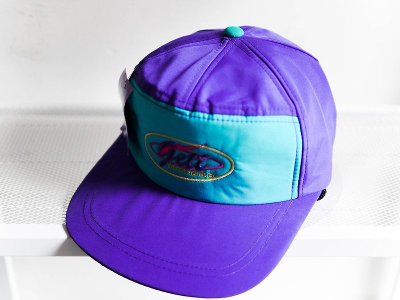 牡鹿半島的亮紫午茶時光 古董平頂鴨舌棒球帽 baseball cap - 帽子 - 防水材質 紫色
