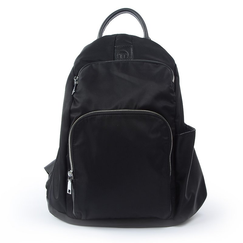 Smart Anti-theft Backpack - Anti-theft Special for Spain Travel - Phantom Black - กระเป๋าเป้สะพายหลัง - หนังแท้ สีน้ำเงิน