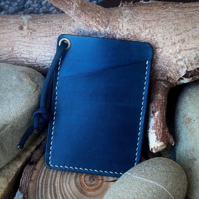 Customization  Hand-dyed Leather Card Holder - Card Holders & Cases - Genuine Leather 