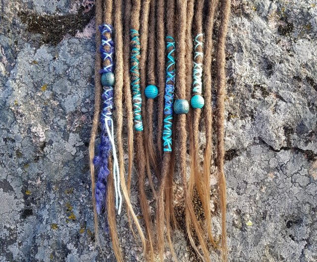 SE Human Hair Dreads lengthen dreadlock extensions Natural brown hair  extensions - Shop EvoDreads Hair Accessories - Pinkoi