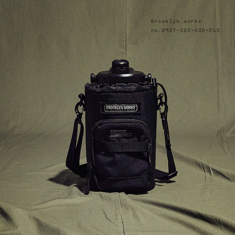 BROOKLYNWORKS 3.8L高規保冰保溫桶 保冷保溫收納袋 - 野餐墊/露營用品 - 其他材質 黑色