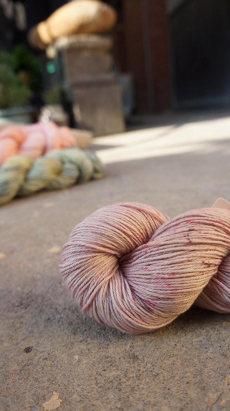 Hand-dyed lines. Petals (Cotton / Merino) - Knitting, Embroidery, Felted Wool & Sewing - Cotton & Hemp 